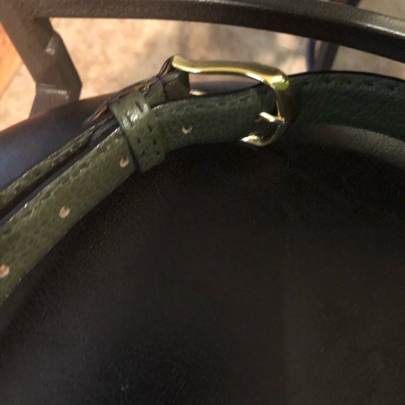 Amboise belt. Color:  Army Green - Picture 3 of 3